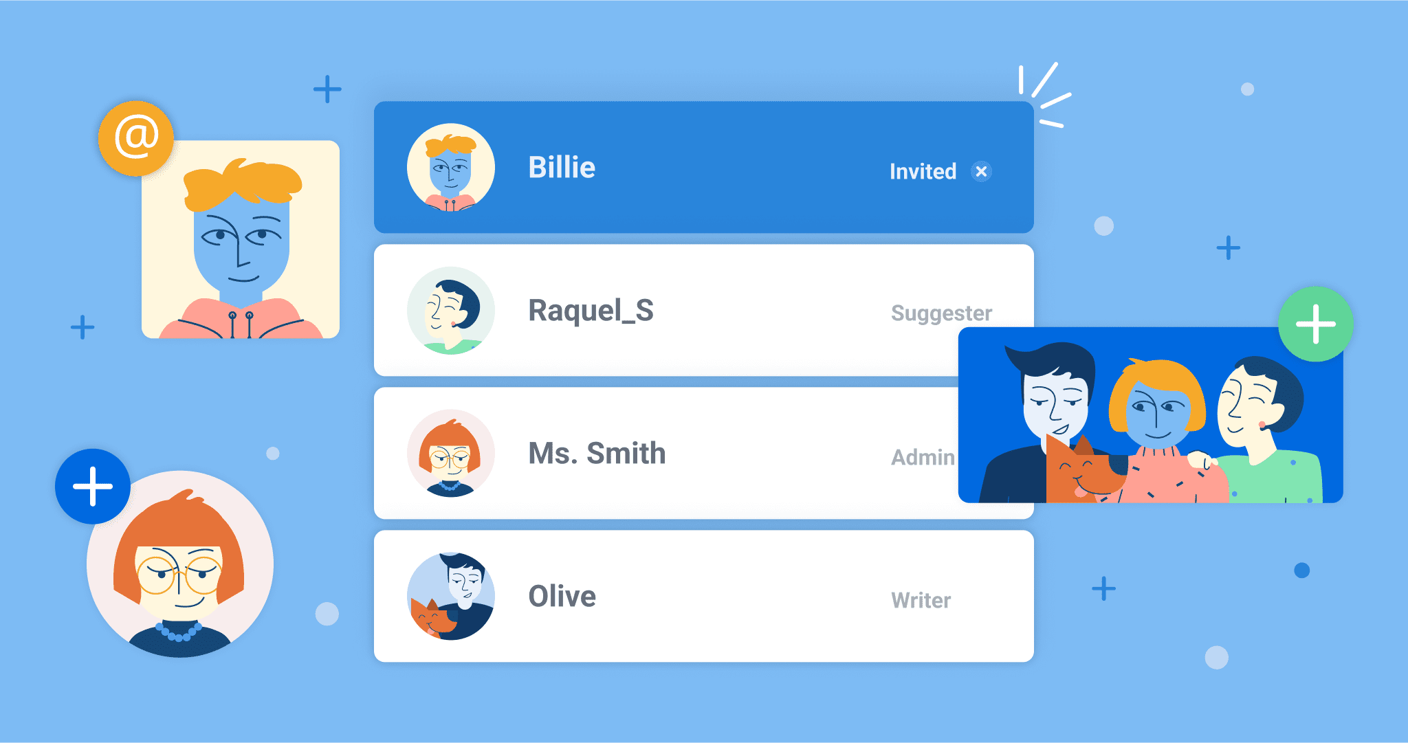 Secure and foolproof invites with the Contact List!